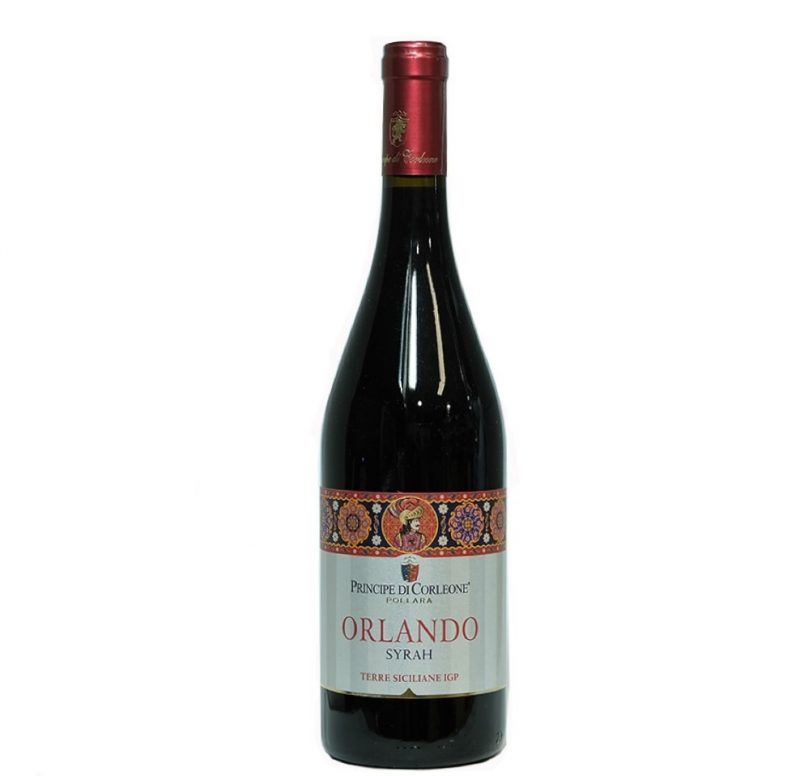 vino rosso sicilia principe di corleone ridente orlando syrah dop monreale