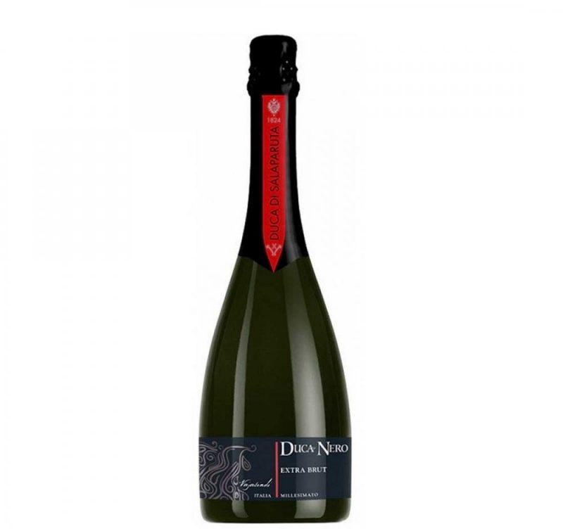 vino spumante di qualità sicilia duca di salaparuta duca nero extra brut pinot nero